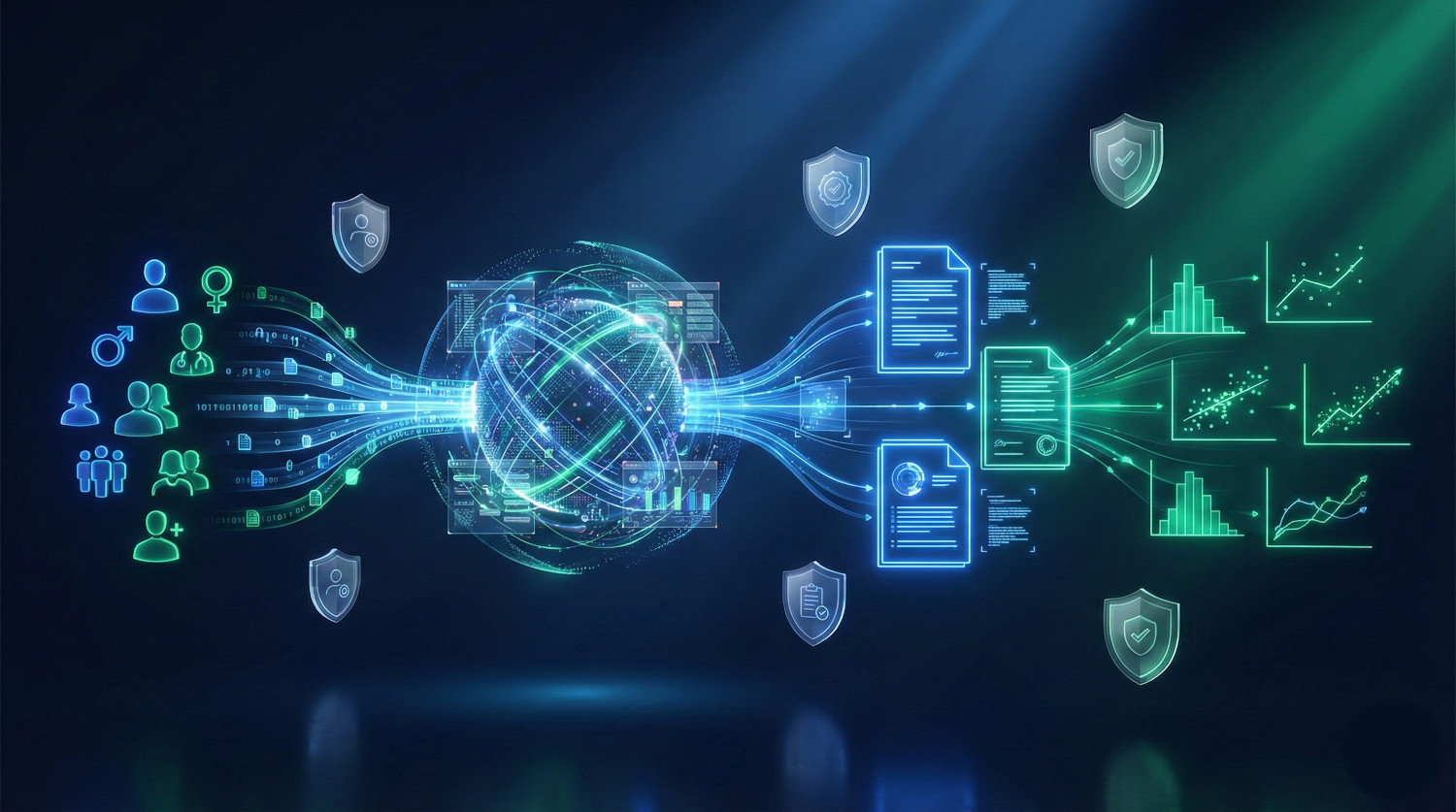 AI visualisation of assisted diagnostics: brain scan with pathology analysis and real-time anomaly detection