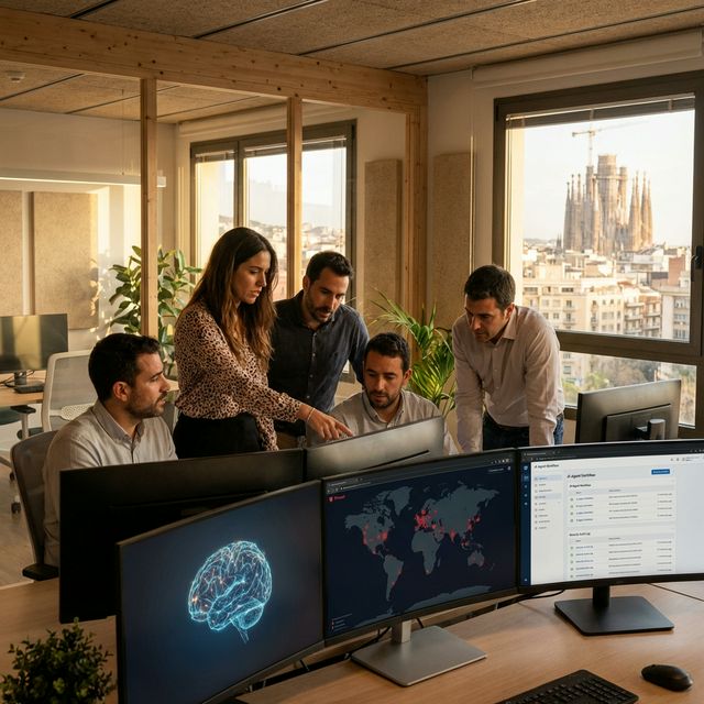 Delbion team in consultative meeting with client